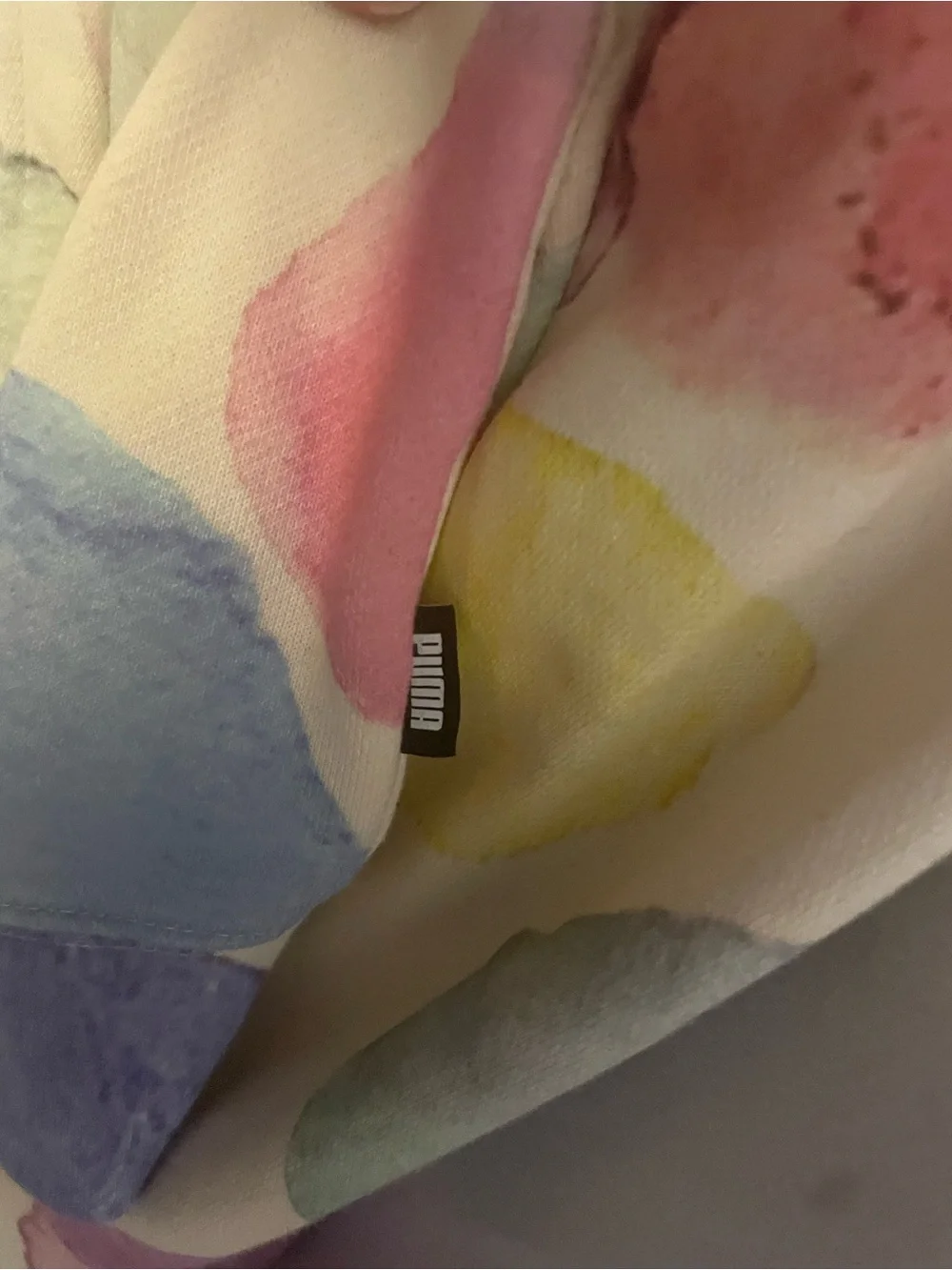 Puma KIDSUPER STUDIOS Pastel Watercolor Pullover Hoodie - Multicolor L fits XL
